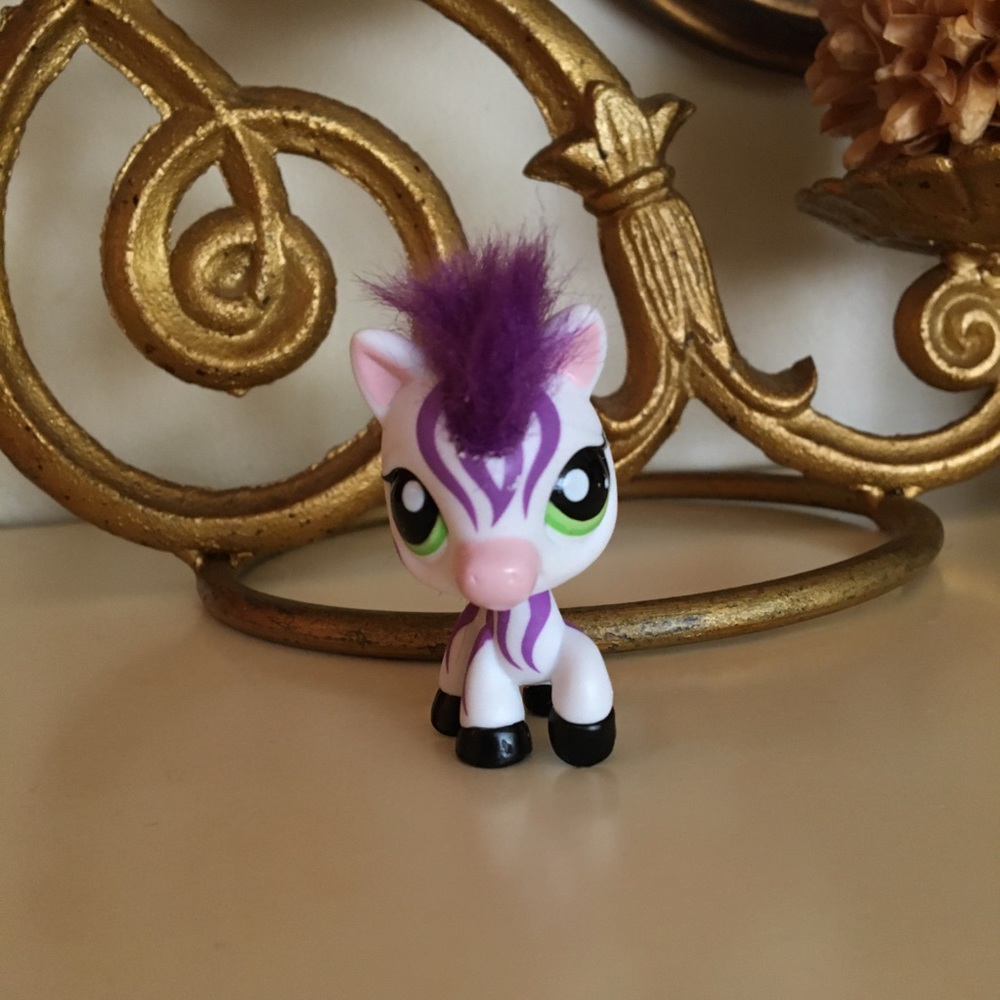 Lps rare purple fuzzy zebra
